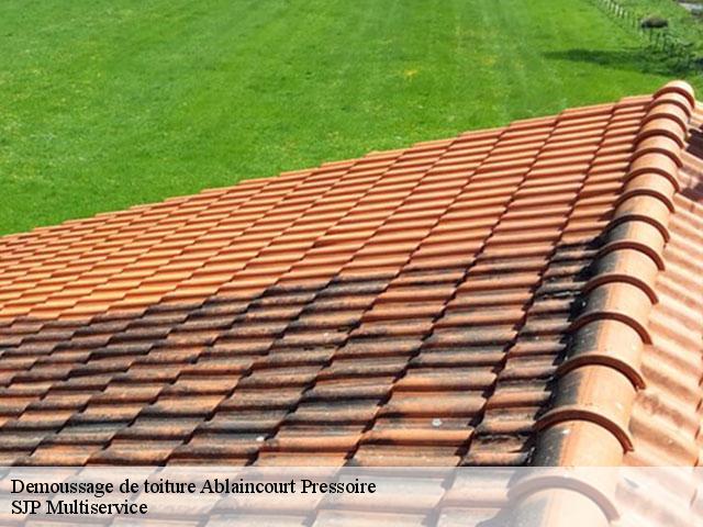 Demoussage de toiture  ablaincourt-pressoire-80320 SJP Multiservice