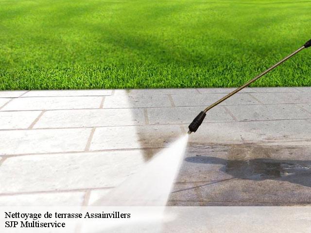 Nettoyage de terrasse  assainvillers-80500 SJP Multiservice