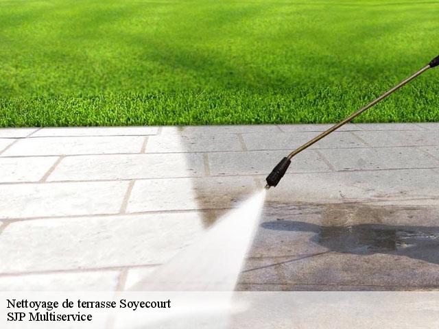 Nettoyage de terrasse  soyecourt-80200 SJP Multiservice